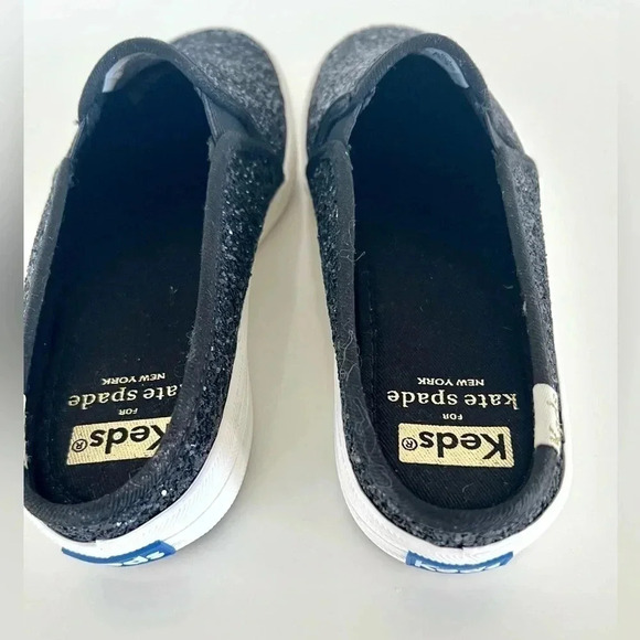 Keds x Kate Spade New York Double Decker Glitter Slip-On Mules Size 5.5 - Picture 5 of 8